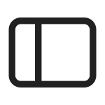 Dock Left SVG Icon